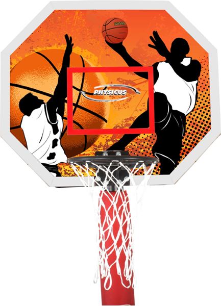 Imagem de Tabela de Basquete  street Personalizada 05 Completa