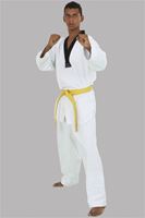 Imagem de Dobok Leve Adulto Branco com Gola Preta – A1