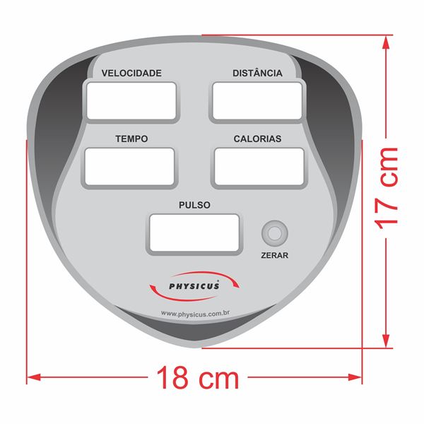 Imagem de Adesivo para  Painel da Linha Classic Modelo 1 Painel P.U Cinza