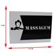 Imagem de Placa de Identificação - Massagem