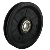 Imagem de Roldana em Nylon 130 mm com Rolamento
