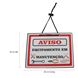 Imagem de Placa De Identificação - Equipamento Em Manutenção