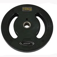 Imagem de Anilha 10k Injetada Vazada com Orifício Central em Aço Inox